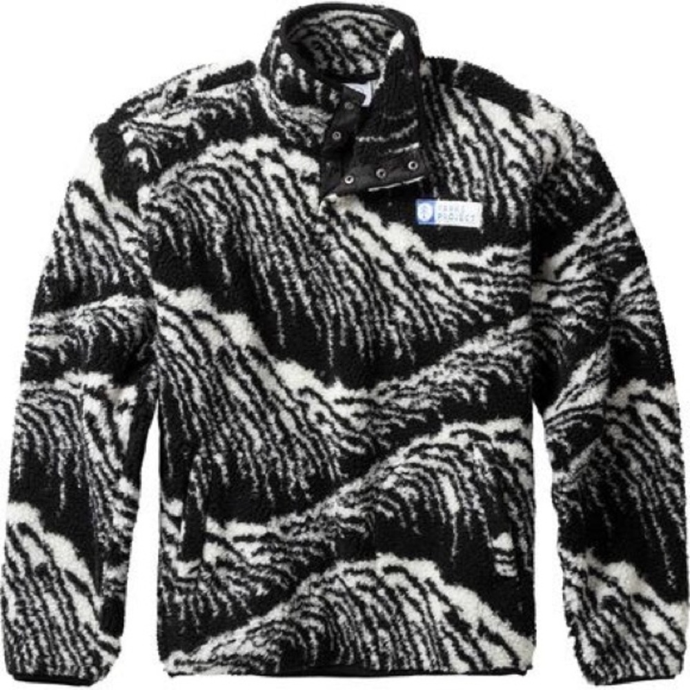 Parks Project Acadia Midnight Waves Trail Sherpa Jacket fleece